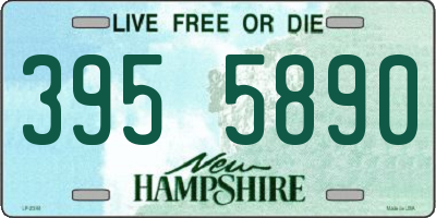 NH license plate 3955890