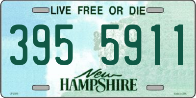 NH license plate 3955911