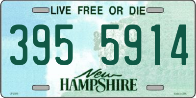 NH license plate 3955914