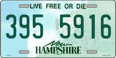 NH license plate 3955916