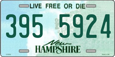 NH license plate 3955924