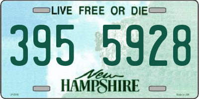 NH license plate 3955928