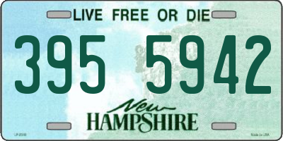 NH license plate 3955942