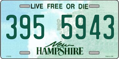 NH license plate 3955943