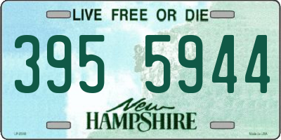 NH license plate 3955944