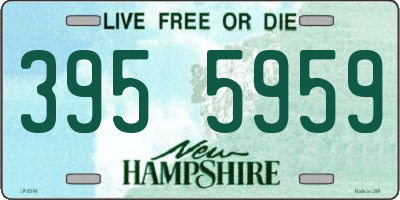 NH license plate 3955959
