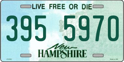 NH license plate 3955970