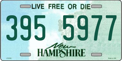 NH license plate 3955977