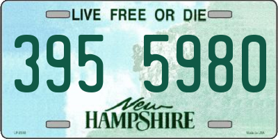 NH license plate 3955980