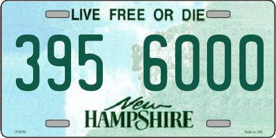 NH license plate 3956000