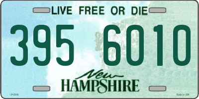 NH license plate 3956010
