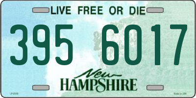NH license plate 3956017