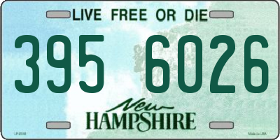 NH license plate 3956026