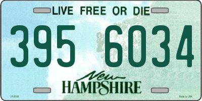 NH license plate 3956034