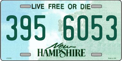 NH license plate 3956053