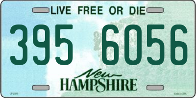 NH license plate 3956056