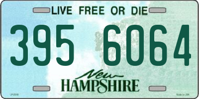 NH license plate 3956064