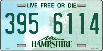NH license plate 3956114