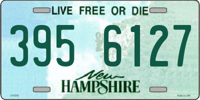 NH license plate 3956127