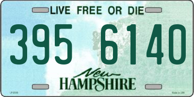 NH license plate 3956140