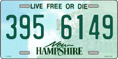 NH license plate 3956149