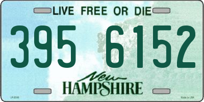 NH license plate 3956152