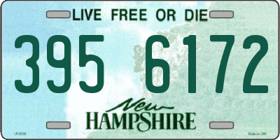 NH license plate 3956172