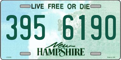 NH license plate 3956190
