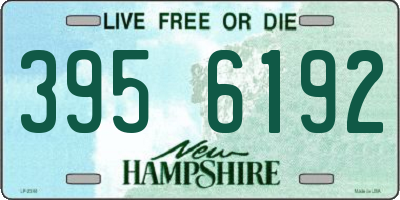 NH license plate 3956192