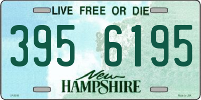 NH license plate 3956195