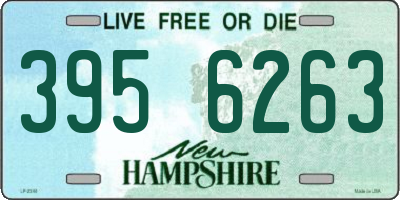 NH license plate 3956263