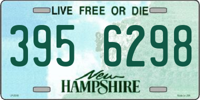 NH license plate 3956298