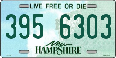 NH license plate 3956303