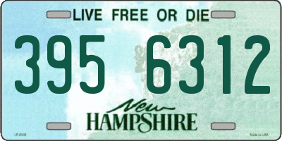 NH license plate 3956312