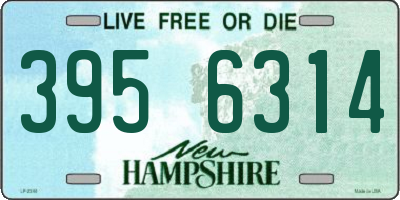 NH license plate 3956314
