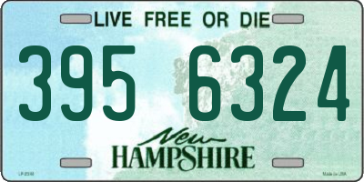 NH license plate 3956324