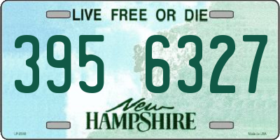 NH license plate 3956327