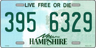 NH license plate 3956329