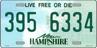 NH license plate 3956334