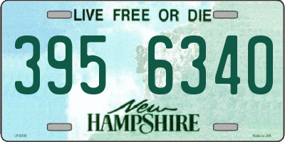 NH license plate 3956340