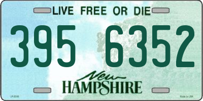 NH license plate 3956352