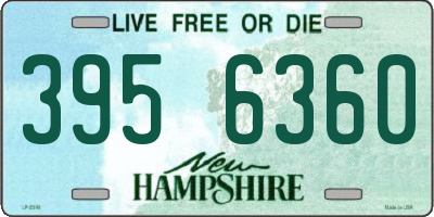 NH license plate 3956360