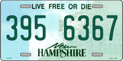 NH license plate 3956367