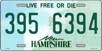NH license plate 3956394