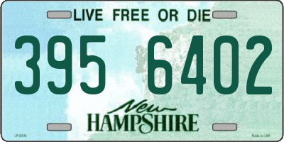 NH license plate 3956402