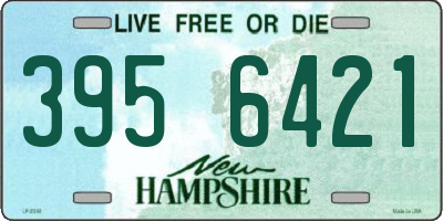 NH license plate 3956421