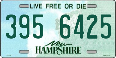 NH license plate 3956425