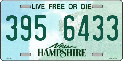 NH license plate 3956433