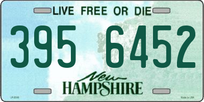 NH license plate 3956452