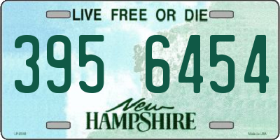 NH license plate 3956454